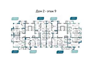 1-к квартира, вторичка, 48м2, 9/9 этаж