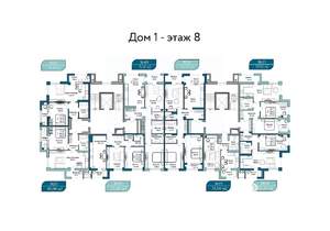 1-к квартира, вторичка, 48м2, 8/9 этаж