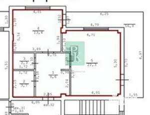 1-к квартира, вторичка, 51м2, 4/8 этаж