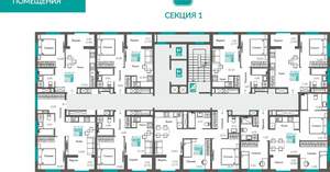 1-к квартира, вторичка, 33м2, 9/12 этаж