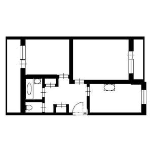 2-к квартира, вторичка, 61м2, 3/9 этаж