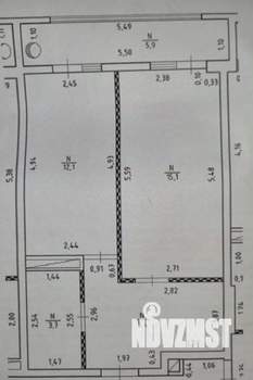 1-к квартира, вторичка, 45м2, 3/10 этаж