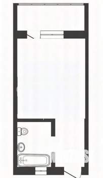 Студия квартира, вторичка, 19м2, 2/2 этаж