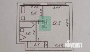 1-к квартира, вторичка, 38м2, 1/5 этаж