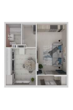 1-к квартира, вторичка, 34м2, 6/10 этаж
