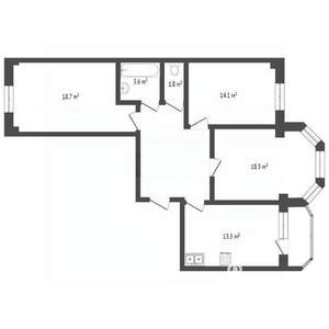 3-к квартира, вторичка, 82м2, 5/10 этаж
