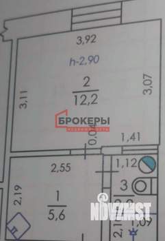 1-к квартира, вторичка, 21м2, 1/3 этаж
