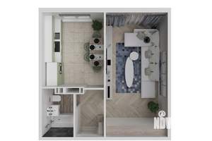 1-к квартира, вторичка, 37м2, 3/10 этаж