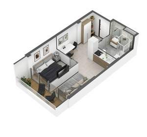 1-к квартира, вторичка, 37м2, 2/8 этаж