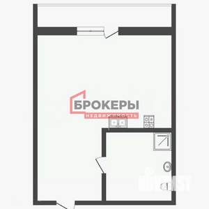 Студия квартира, вторичка, 26м2, 2/4 этаж