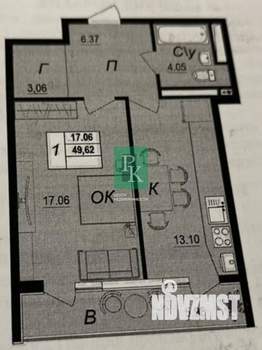 1-к квартира, вторичка, 45м2, 10/10 этаж