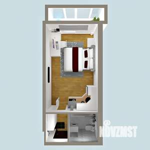 Студия квартира, вторичка, 26м2, 1/3 этаж