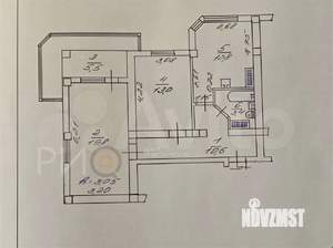 3-к квартира, вторичка, 71м2, 5/9 этаж