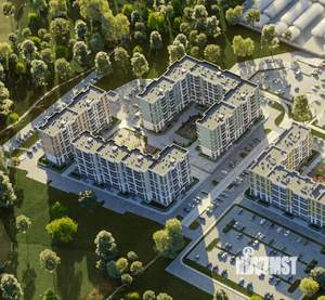 1-к квартира, строящийся дом, 52м2, 4/9 этаж