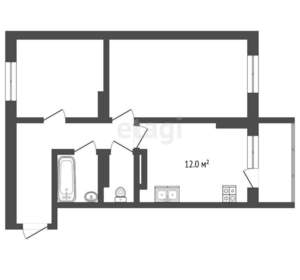 2-к квартира, вторичка, 67м2, 7/11 этаж