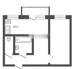2-к квартира, вторичка, 41м2, 2/3 этаж