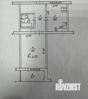 1-к квартира, вторичка, 33м2, 2/10 этаж