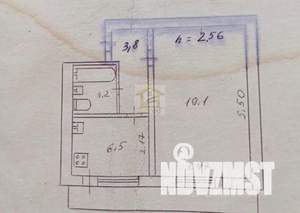 1-к квартира, вторичка, 35м2, 4/5 этаж