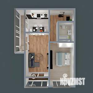 2-к квартира, вторичка, 62м2, 7/10 этаж