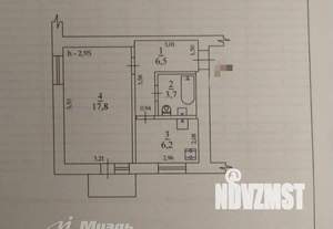 1-к квартира, вторичка, 34м2, 3/3 этаж