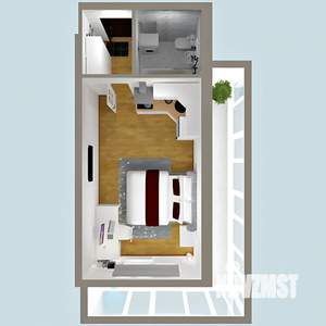 Студия квартира, вторичка, 33м2, 2/3 этаж