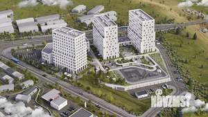 1-к квартира, строящийся дом, 33м2, 10/12 этаж