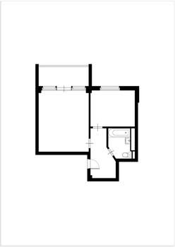 1-к квартира, вторичка, 39м2, 5/6 этаж