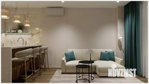 2-к квартира, строящийся дом, 59м2, 2/9 этаж