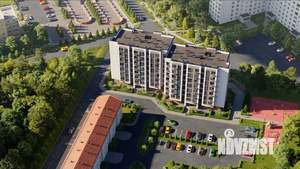 1-к квартира, строящийся дом, 38м2, 4/8 этаж