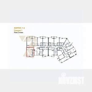 1-к квартира, вторичка, 48м2, 2/5 этаж