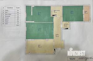 3-к квартира, вторичка, 92м2, 7/9 этаж