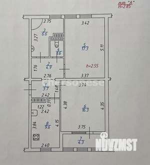 2-к квартира, вторичка, 64м2, 3/10 этаж
