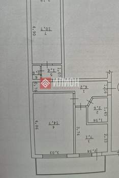 2-к квартира, вторичка, 45м2, 1/5 этаж
