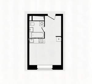 Студия квартира, вторичка, 28м2, 7/9 этаж