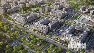 1-к квартира, строящийся дом, 37м2, 3/9 этаж
