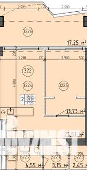 2-к квартира, вторичка, 67м2, 3/9 этаж