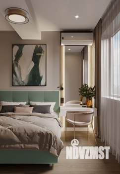 Студия квартира, сданный дом, 40м2, 3/5 этаж