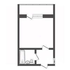 Студия квартира, вторичка, 18м2, 5/5 этаж