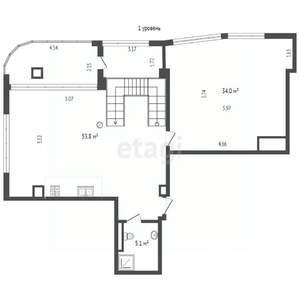 4-к квартира, вторичка, 210м2, 15/16 этаж