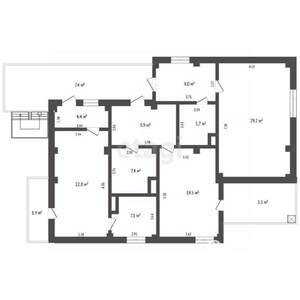 Студия квартира, вторичка, 43м2, 2/2 этаж