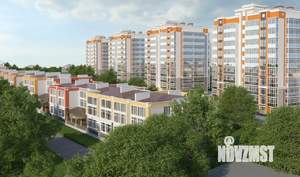 1-к квартира, строящийся дом, 35м2, 3/3 этаж