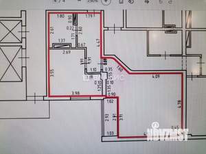 1-к квартира, вторичка, 54м2, 7/10 этаж