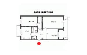 3-к квартира, вторичка, 69м2, 5/5 этаж