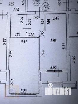 1-к квартира, вторичка, 42м2, 1/5 этаж