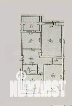 3-к квартира, вторичка, 67м2, 5/5 этаж