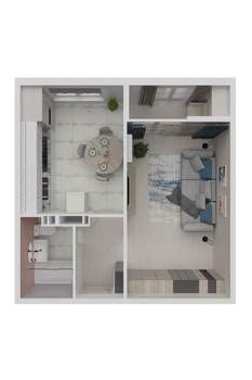 1-к квартира, вторичка, 35м2, 5/12 этаж