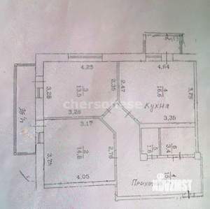 2-к квартира, вторичка, 71м2, 3/7 этаж