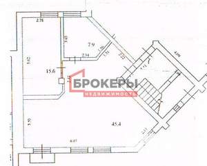 2-к квартира, вторичка, 69м2, 1/4 этаж