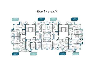 1-к квартира, вторичка, 48м2, 9/9 этаж