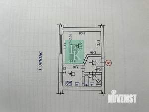 1-к квартира, вторичка, 21м2, 1/5 этаж